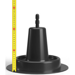 Hung System Plot Easy Squat Hung System 27 cm Noir